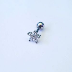 16g flower Tragus helix conch cartilage piercing